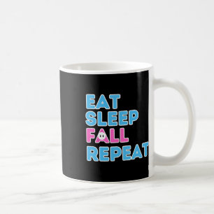 Eat Sleep Fall Repeat Video Game Guys Video Gamer Coffee Mug