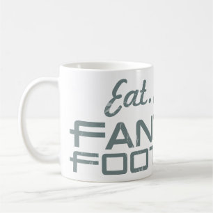 Eat. Sleep. Fantasy Football Coffee Mug