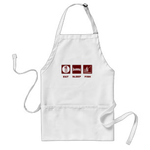 Eat Sleep Fish fishing gifts Standard Apron