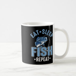 Eat Sleep Fish Repeat Coffee Mug
