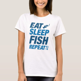 Eat Sleep Fish Repeat T-Shirt