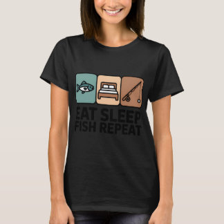 Eat Sleep Fish Repeat T-Shirt