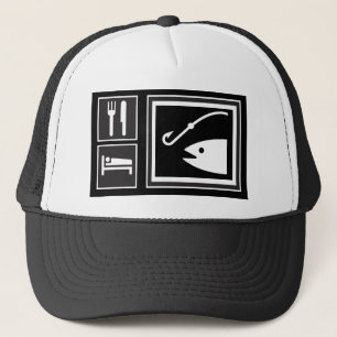 Eat Sleep FISH! Trucker Hat