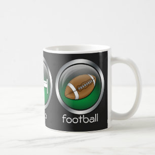 Eat Sleep Football :: Mug