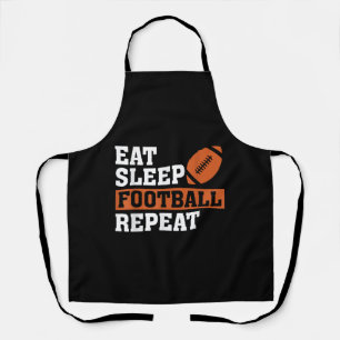 Eat Sleep Football Repeat Awesome Love Football Vi Apron