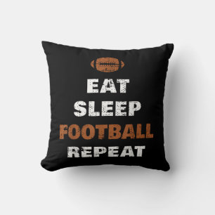 Eat Sleep Football Repeat Love Football Vintage Gi Cushion