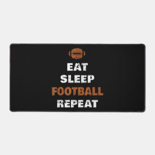 Eat Sleep Football Repeat Love Football Vintage Gi Desk Mat