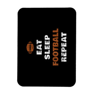 Eat Sleep Football Repeat Love Football Vintage Gi Magnet