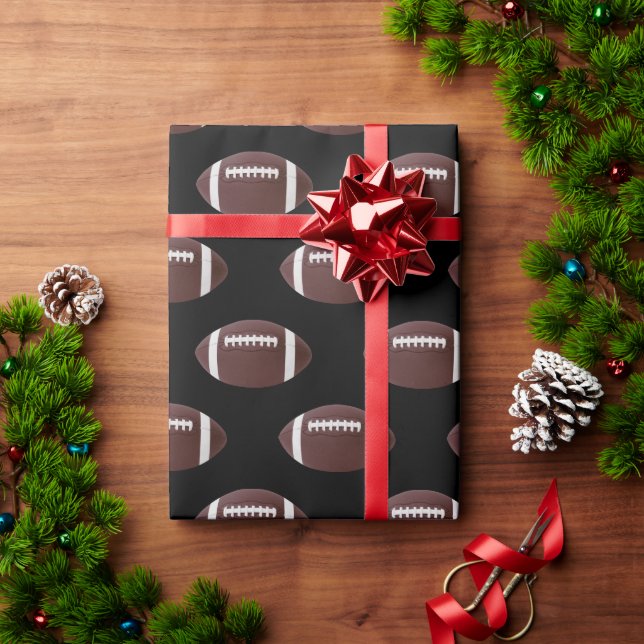 Eat Sleep Football Wrapping Paper (Holiday Gift)