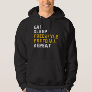 eat sleep freestyle repeat hoodie