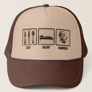 Eat Sleep Gamble Trucker Hat