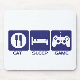 Eat Sleep Game Mouse Pad