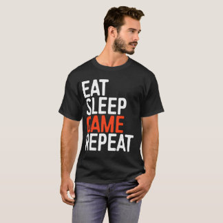 eat sleep game repeat bbq T-Shirt