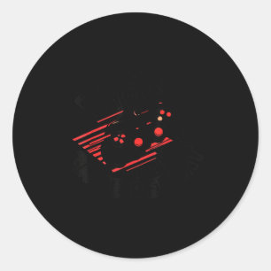 Eat Sleep Game Repeat Dedicated Classic Round Sticker