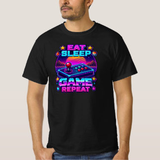 Eat Sleep Game Repeat T-Shirt