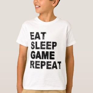 Eat Sleep Game Repeat T-Shirt