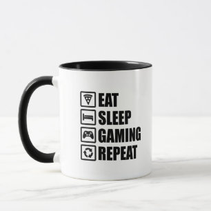 Eat Sleep Gaming Repeat - Perfect Gift for Game Mug