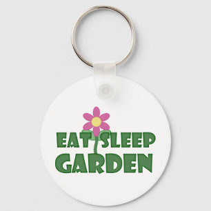 Eat Sleep Garden Key Ring