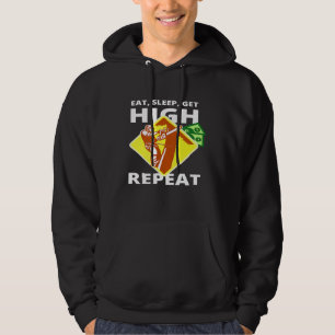 Eat Sleep Get High Repeat Arborist Hoodie