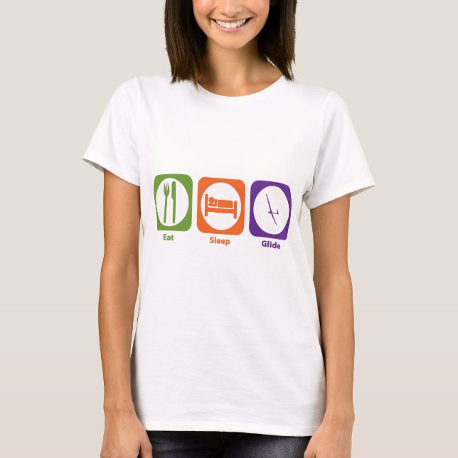 Eat Sleep Glide T-Shirt (Front)