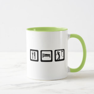 Eat Sleep Golf Mug