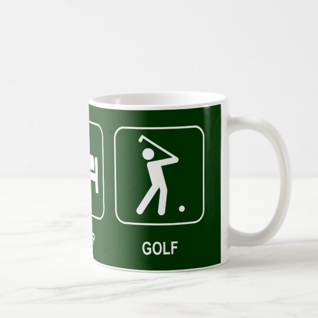 Eat Sleep Golf Mug (Right)