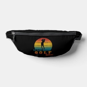 Eat Sleep Golf Repeat Bum Bags
