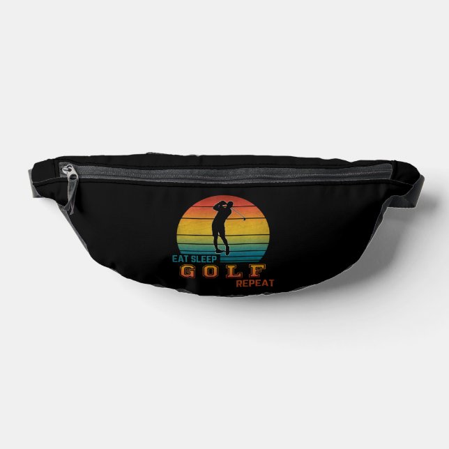 Eat Sleep Golf Repeat Bum Bags (Lay Down)