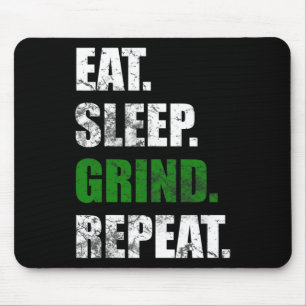 Eat Sleep Grind Repeat Retro Skateboarding Gift Mouse Pad
