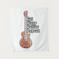 Eat sleep guitar repeat. motivational quote