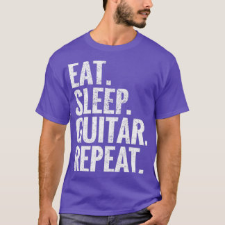 Eat Sleep Guitar Repeat T-Shirt