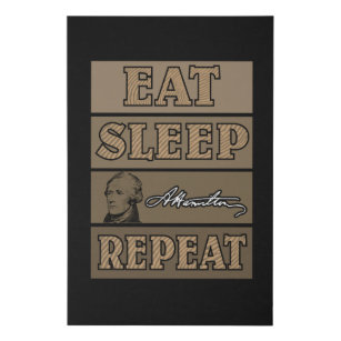Eat Sleep Hamilton - Gift Faux Canvas Print