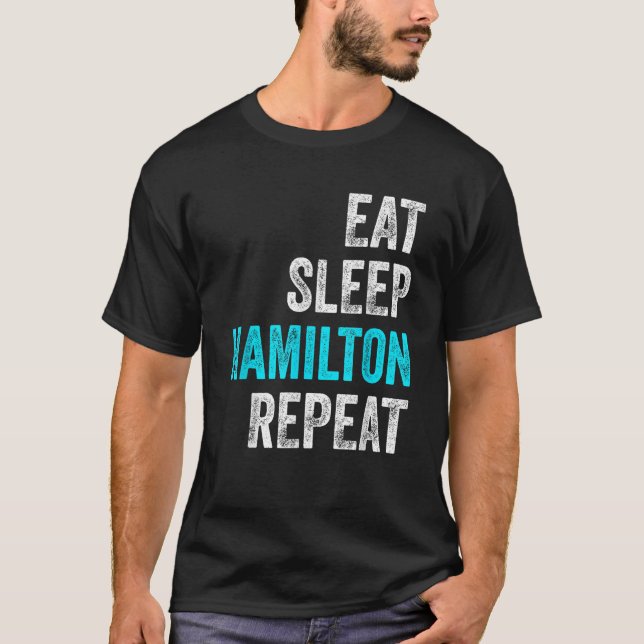 Eat Sleep Hamilton Repeat Swea Hamilton Pullover  (Front)