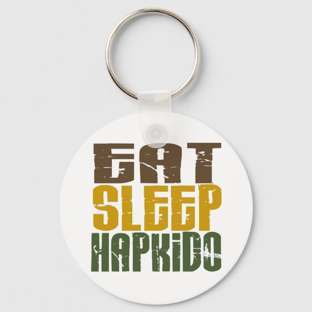 Eat Sleep Hapkido 1 Key Ring (Front)