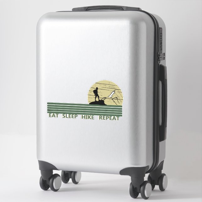 eat sleep hike repeat hiking wild (Suitcase)