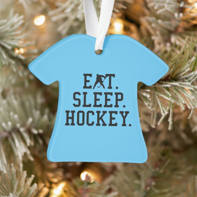 Eat Sleep Hockey - Hockey Lovers     Ornament (Tree)