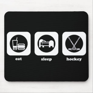 Eat. Sleep. Hockey. Mousepad