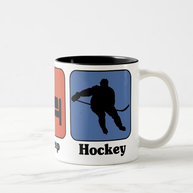 Eat Sleep Hockey mug (Right)