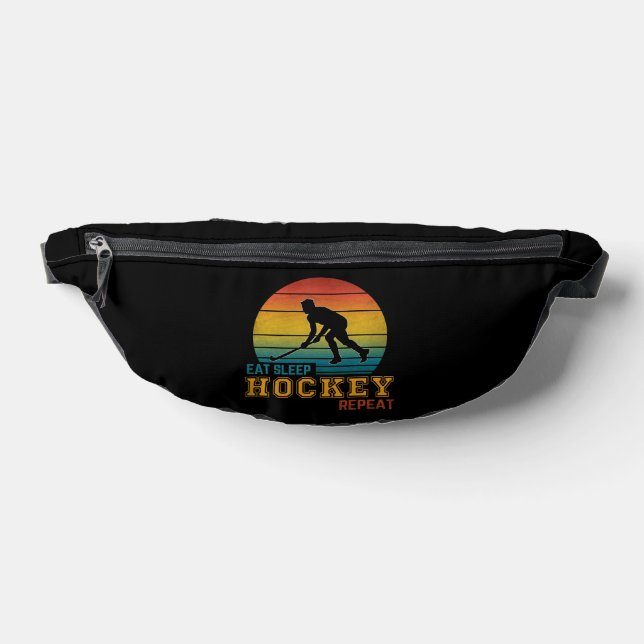 Eat Sleep Hockey Repeat  Bum Bags (Lay Down)