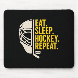 Eat Sleep Hockey Repeat For Hockey Players Fans Sp Mouse Pad