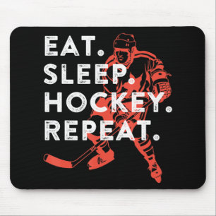 Eat Sleep Hockey Repeat  Gift  Mouse Pad