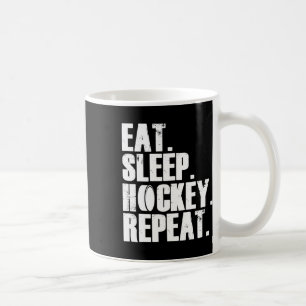 Eat Sleep Hockey Repeat Gift Shirt Men  Coffee Mug