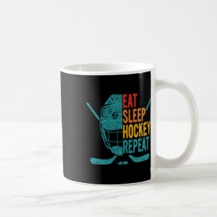 Eat Sleep Hockey Repeat Hockey Fun Ice Hockey Coffee Mug