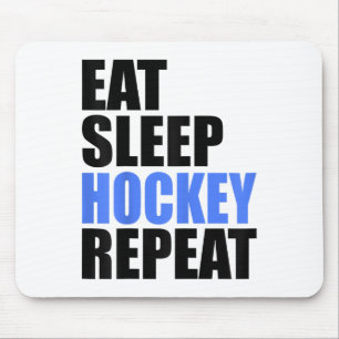 Eat Sleep Hockey Repeat Ice Field Skating Canada _ Mouse Pad