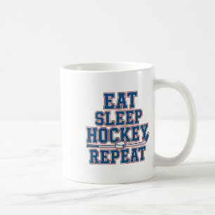 Eat Sleep Hockey Repeat Ice Hockey For Teens Kids  Coffee Mug
