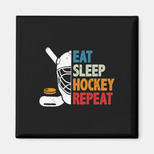 Eat Sleep Hockey Repeat Ice Hockey Lovers Kids You Magnet