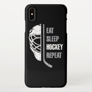 Eat Sleep Hockey Repeat iPhone Case