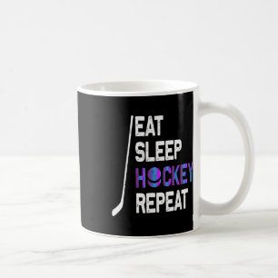 Eat Sleep Hockey Repeat Shirt - Hockey Gifts - Fun Coffee Mug