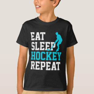 Eat Sleep Hockey Repeat       T-Shirt
