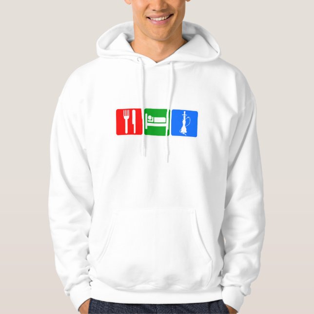 Eat,Sleep,Hookah Hoodie (Front)